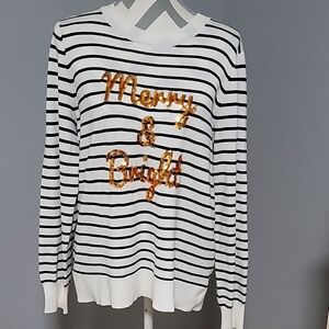 Marled holiday sweater